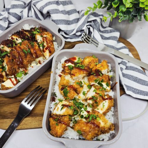 Tasty Crousty maison : riz et poulet croustillant au panko