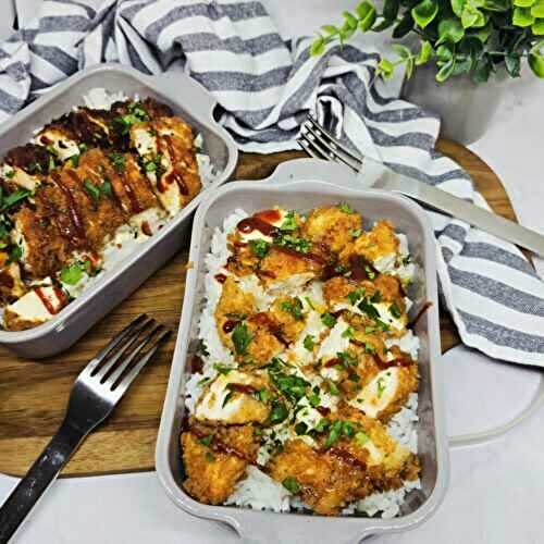 Tasty Crousty maison : riz et poulet croustillant au panko