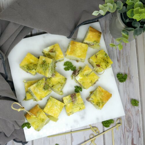 Tortilla apéro au jambon serrano