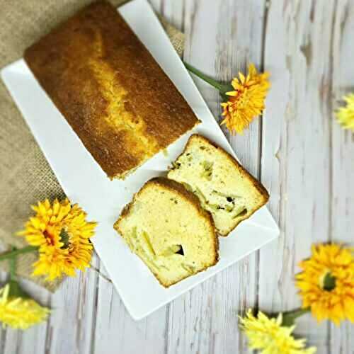 Cake rhubarbe fleur d’oranger