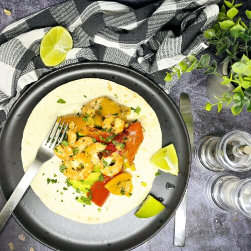 Fajitas aux crevettes express