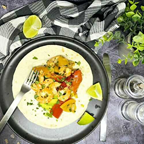 Fajitas aux crevettes express
