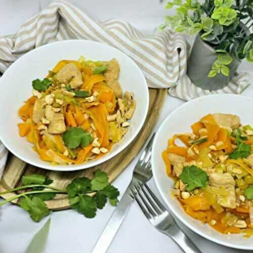 Sauté de dinde à l’asiatique