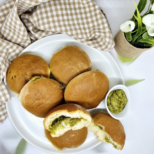 Scones au pesto et Rocamadour