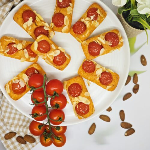 Financiers aux tomates cerises