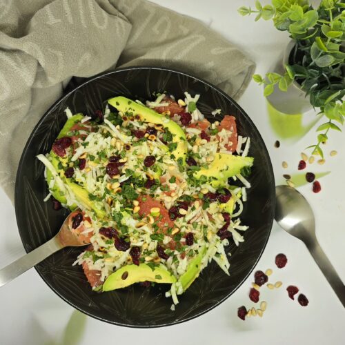 Salade de pomelo, fenouil et avocat