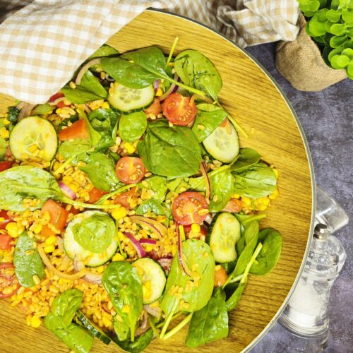 Salade de blé à la mexicaine