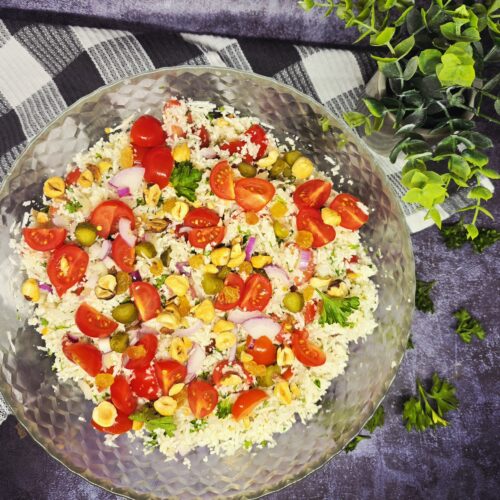 Taboulé de chou fleur à l’aigre douce