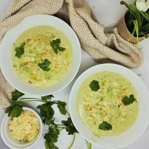 Crème de brocoli aux amandes