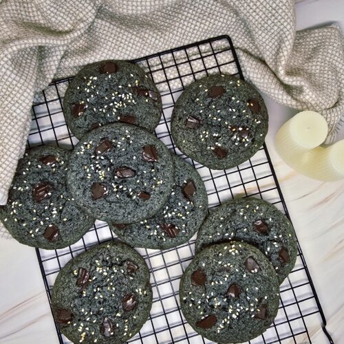 Cookies au sésame noir