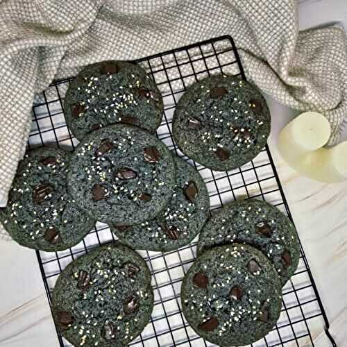 Cookies au sésame noir