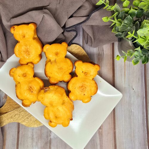 Oursons au cheddar et knacks