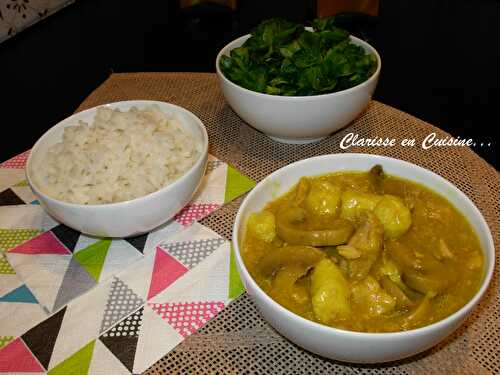 Blanquette de thon au curry