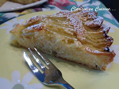 Gâteau rhubarbe en soleil