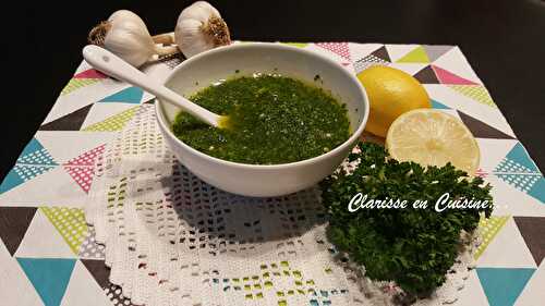 Pesto à la roquette et au persil