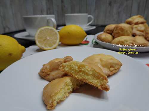 Petits fours citron intense