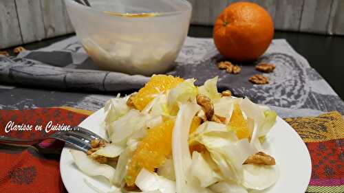 Salade hivernale aux endives et oranges