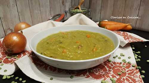 Soupe de pois onctueuse