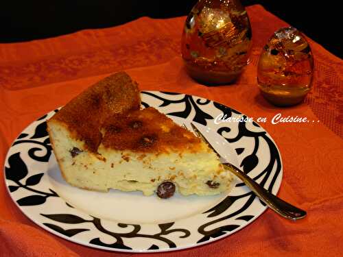 Tarte au fromage blanc sans pâte