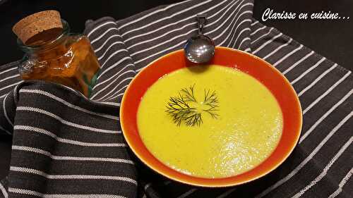 Velouté de courgettes au safran