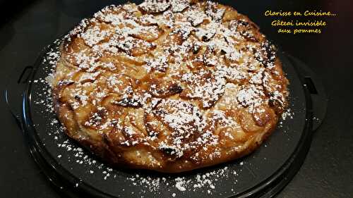 Gâteau invisible aux pommes