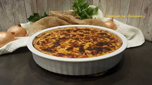 Tarte à l’oignon alsacienne allégée