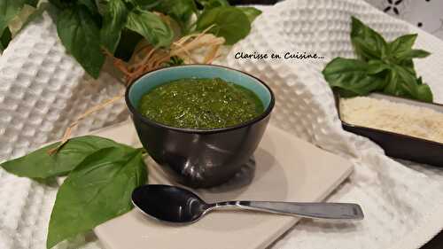 Pesto au basilic et amandes