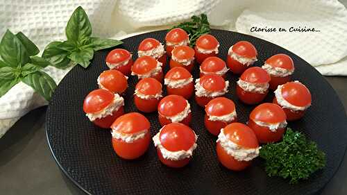 Tomates cerises farcies au thon