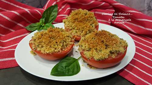 Tomates à la provençale maison