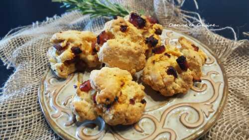 Cookies au chorizo emmental et sésame