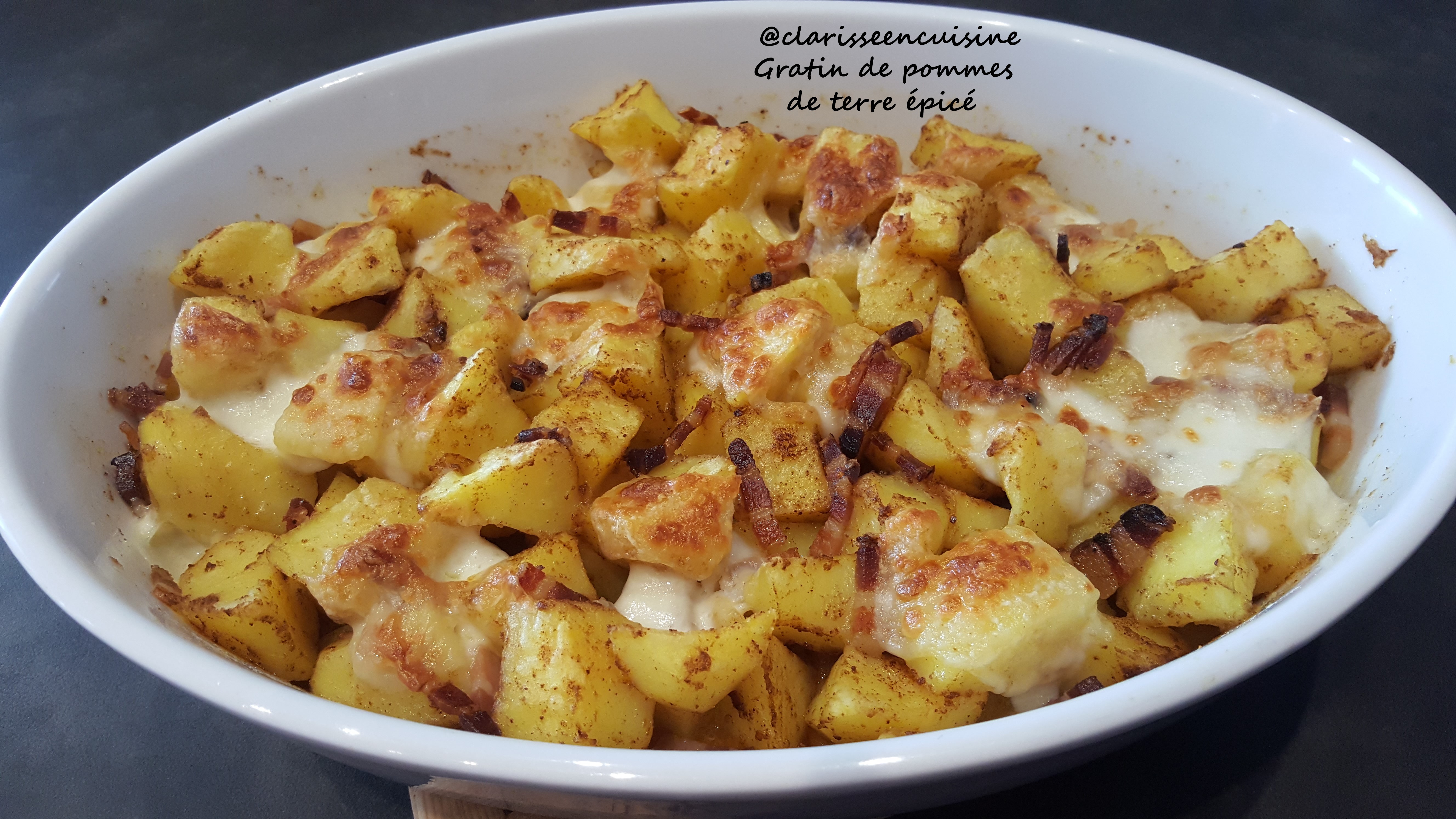 Gratin de pommes de terre épicé