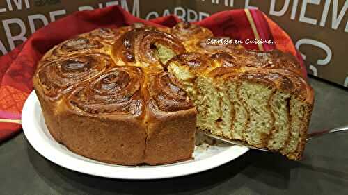 Brioche fourrée à la pâte de Speculoos