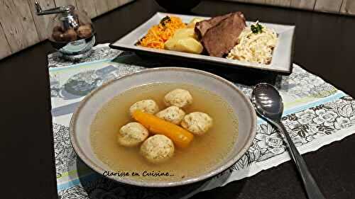 Pot au feu rapide aux quenelles maison