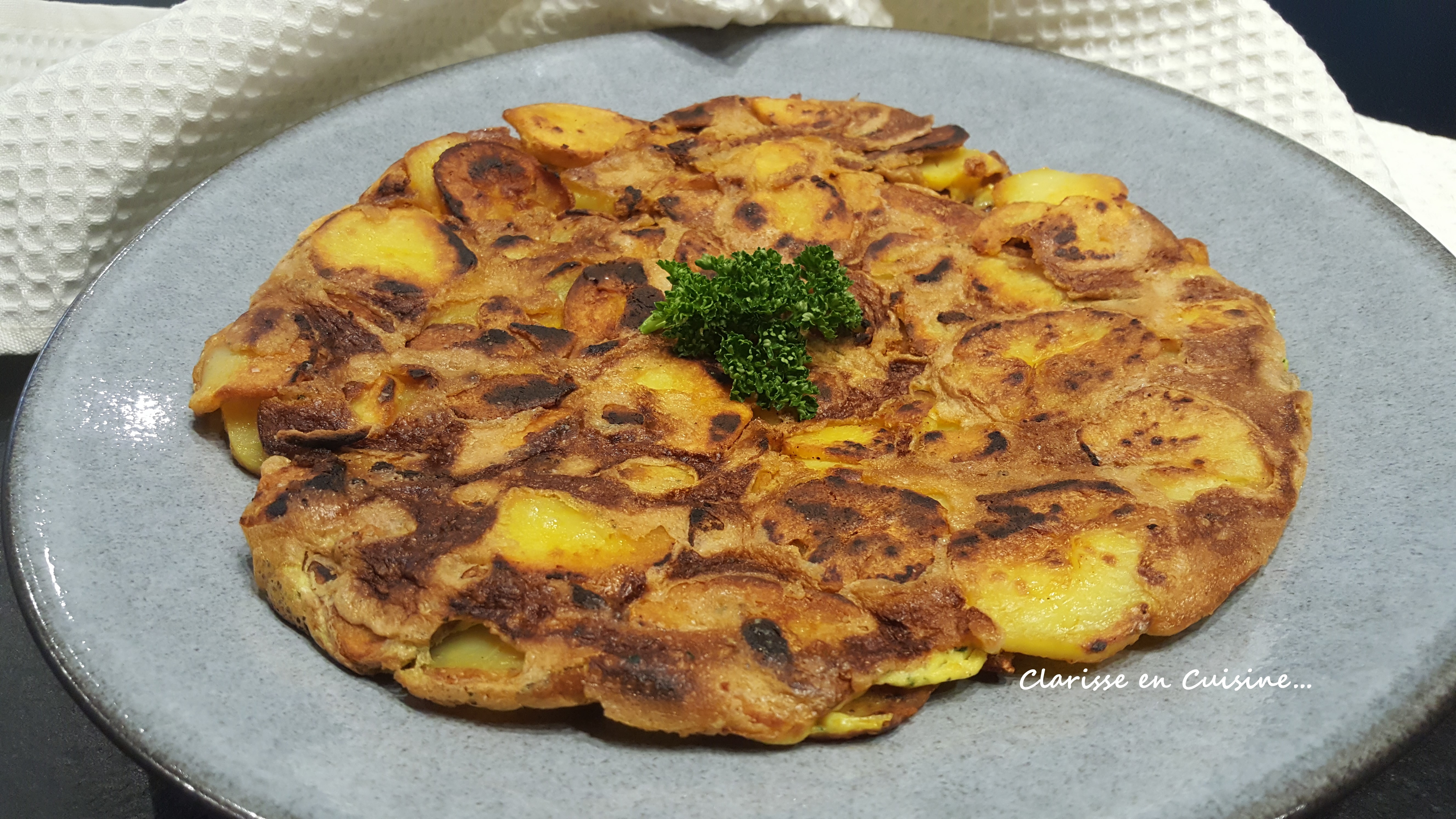 Galette de pommes de terre façon tortilla