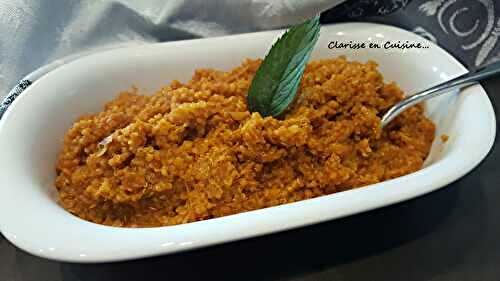 Lentilles corail et quinoa au curry au Thermomix