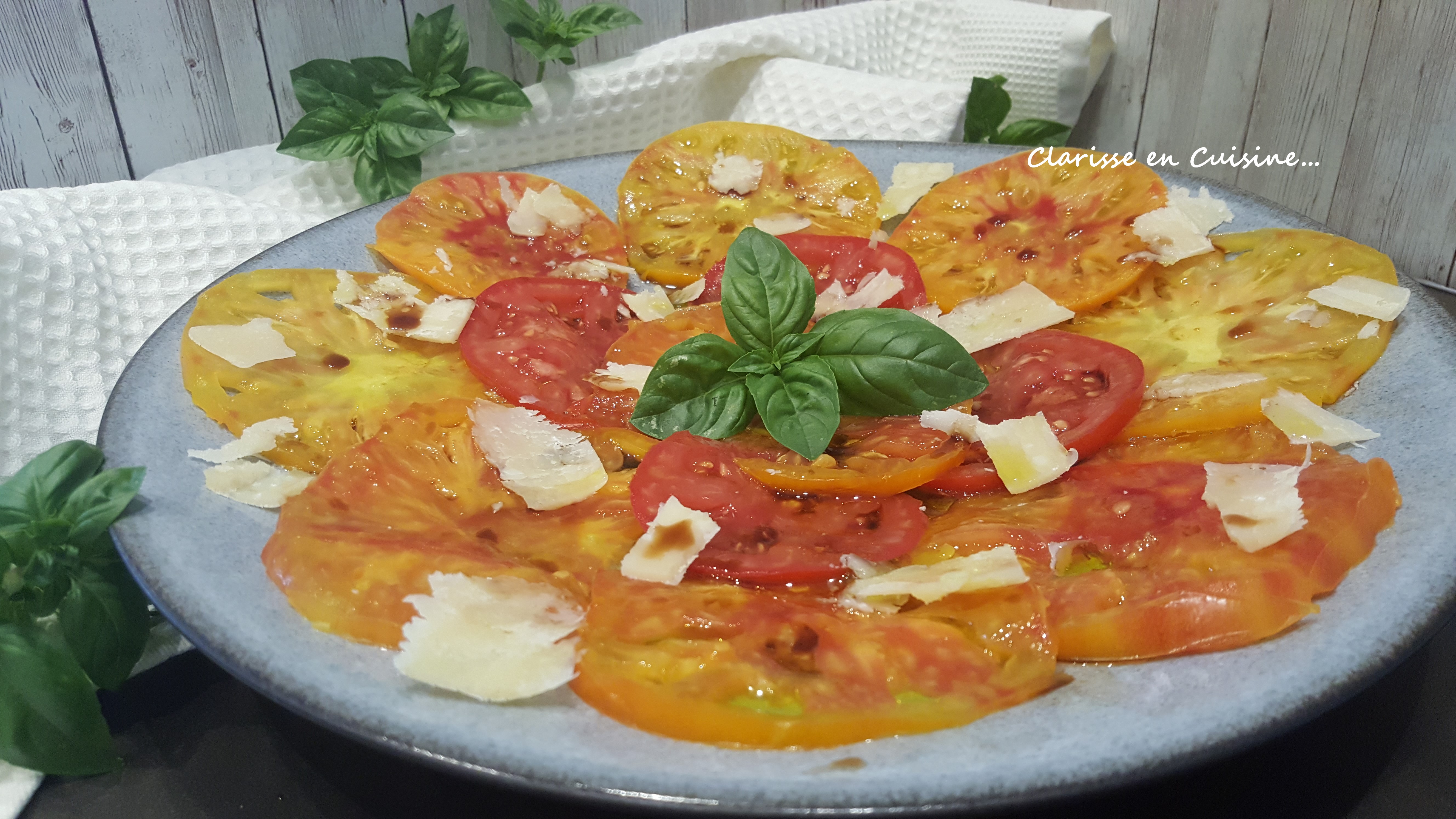 Carpaccio de tomates