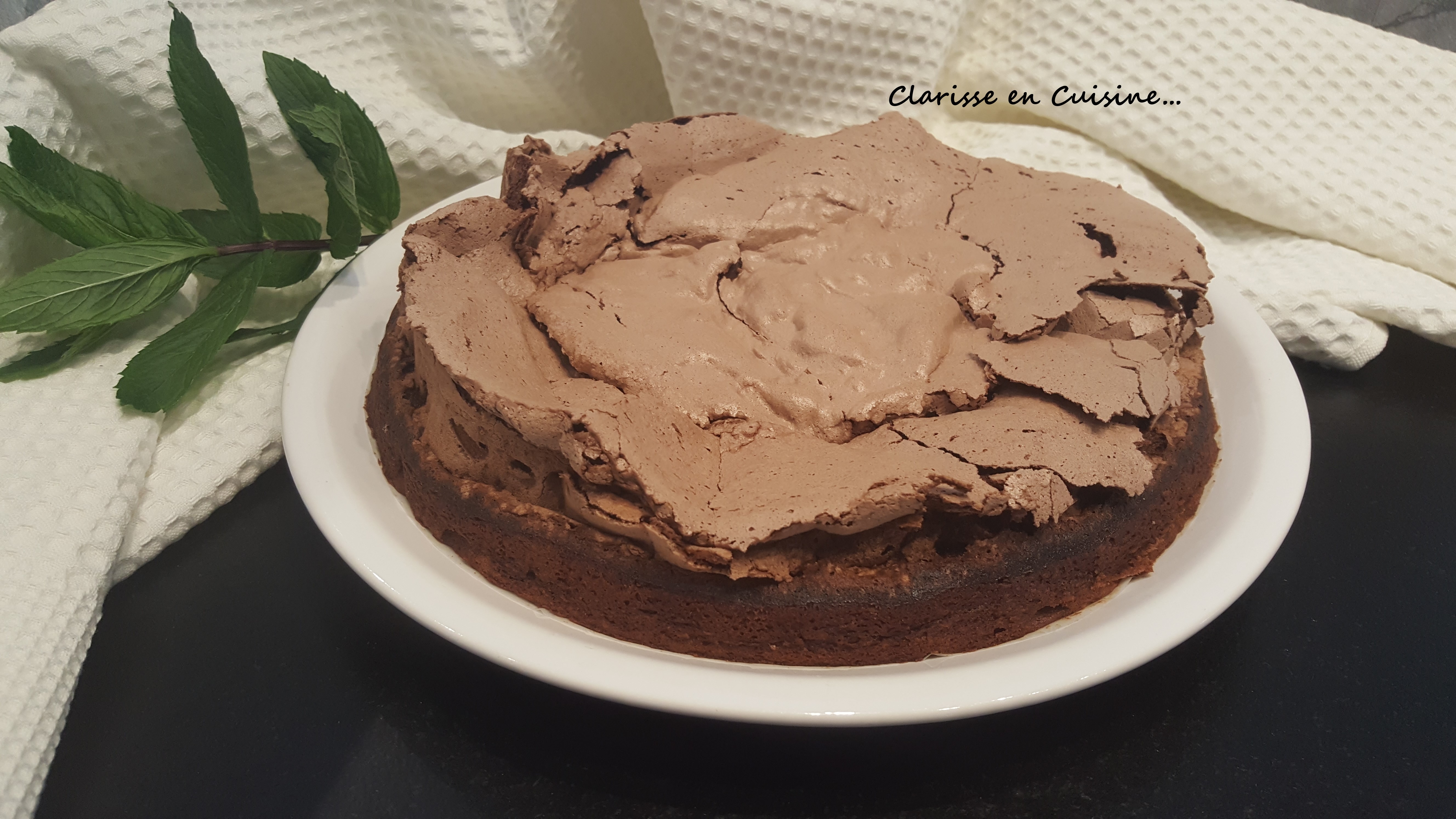 Gâteau au chocolat meringué extra