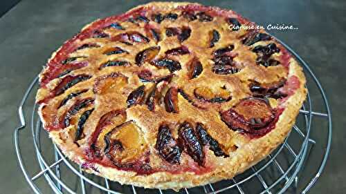 Tarte aux prunes à la crème d’amande et pâte feuilletée