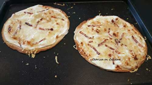 Galettes express goût tarte flambée