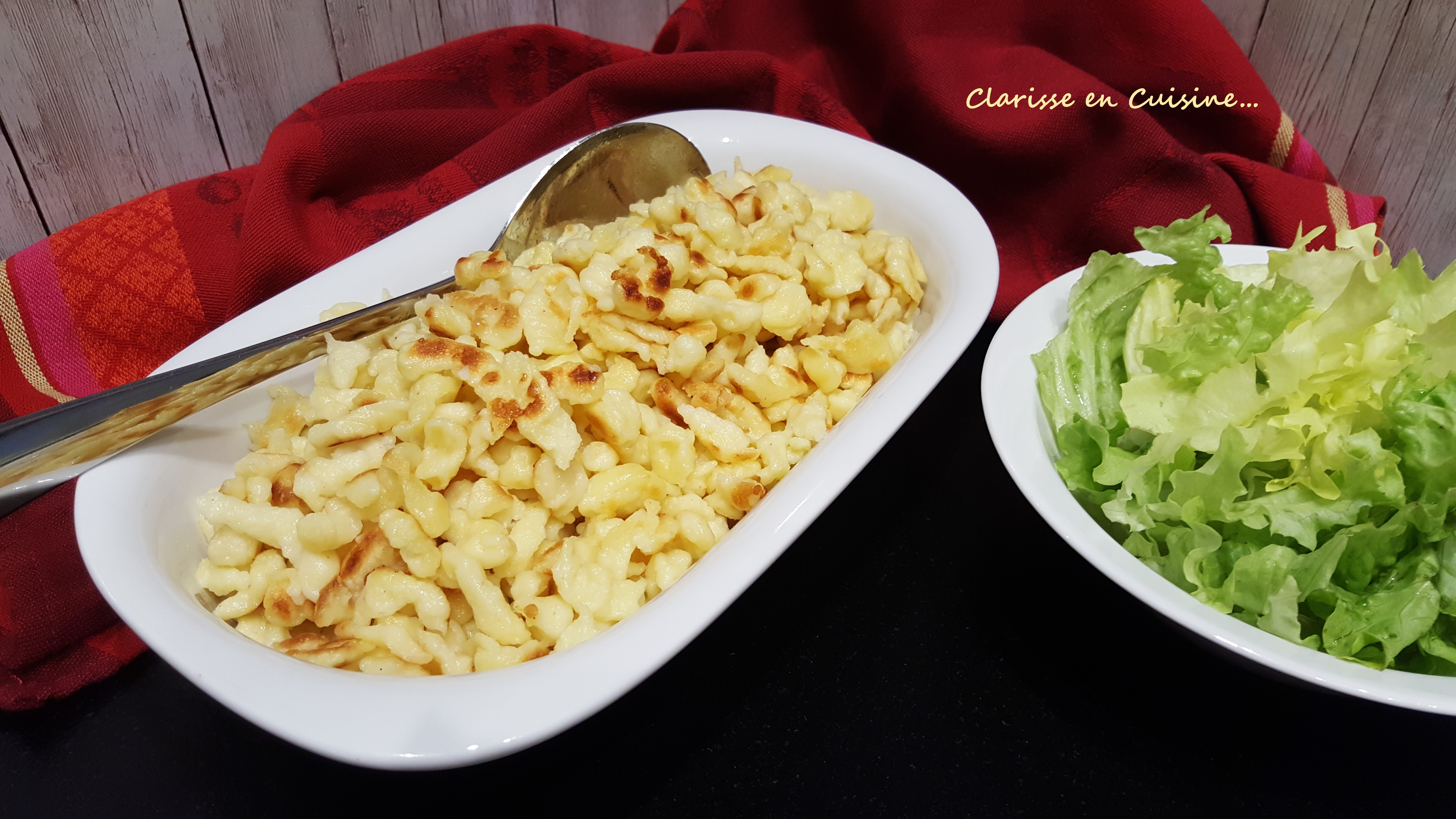 Spaetzle au fromage blanc
