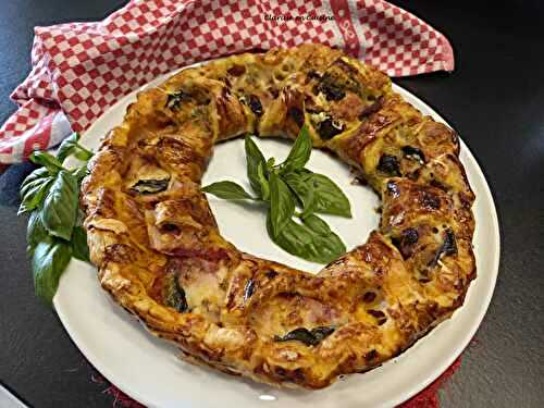 Couronne feuilletée aux saveurs méditerranéennes