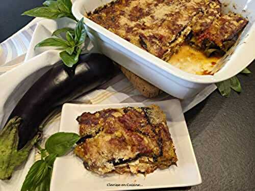 Aubergines à la ricotta façon parmigiana