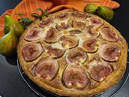 Tarte aux figues amandine