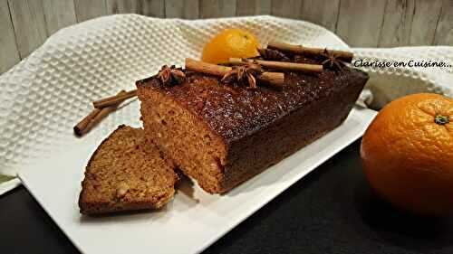 Pain d’épices cake facile à l’orange