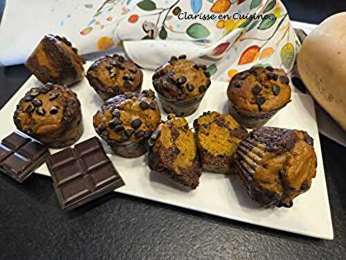 Muffins marbrés butternut chocolat
