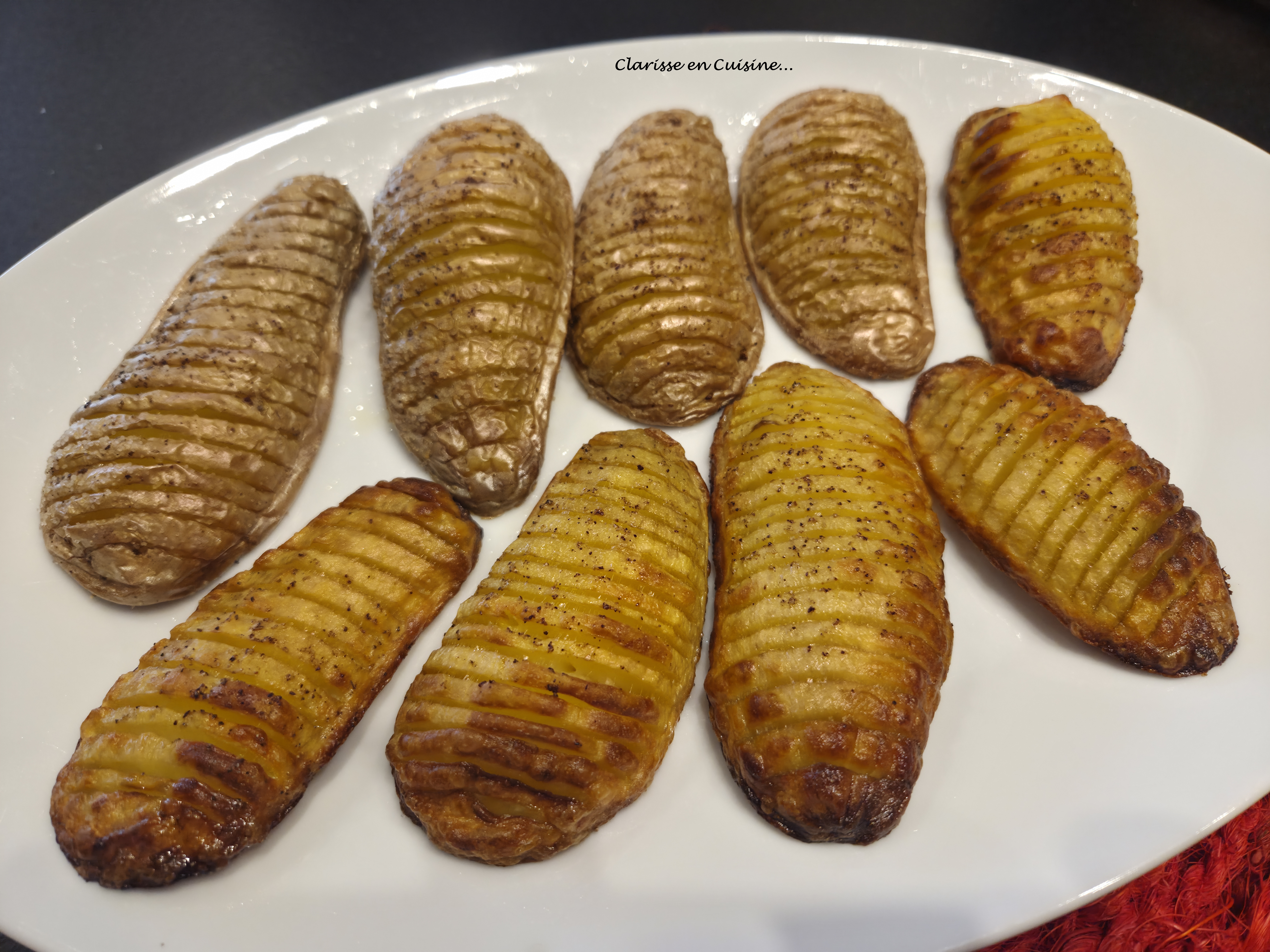 Pommes de terre hasselback