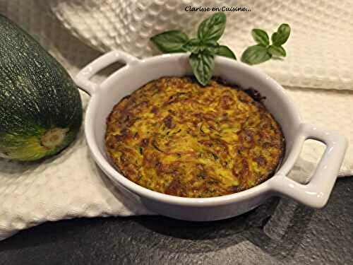 Flans de courgettes au curry
