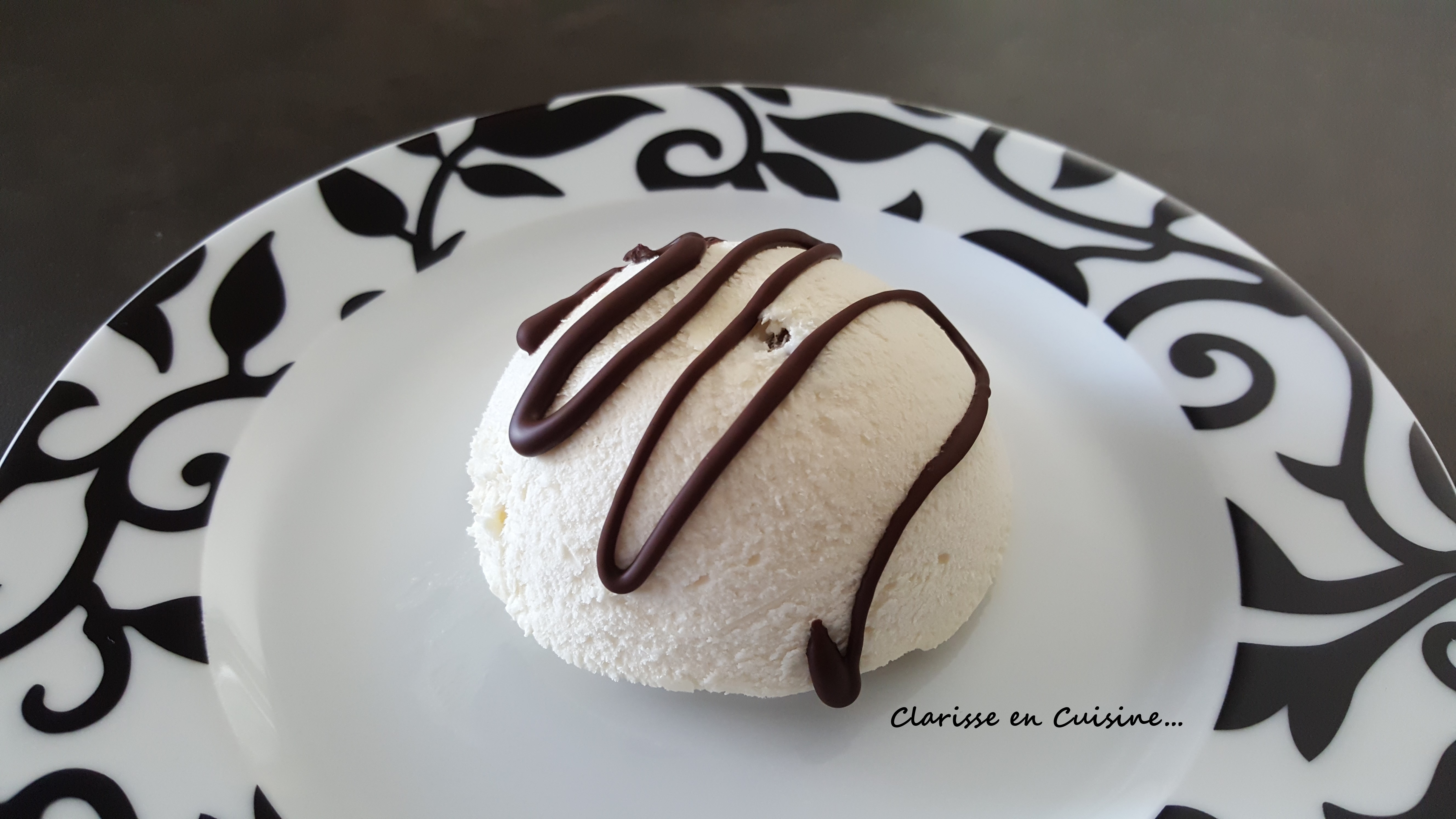 Glace rhum raisins sans sorbetière