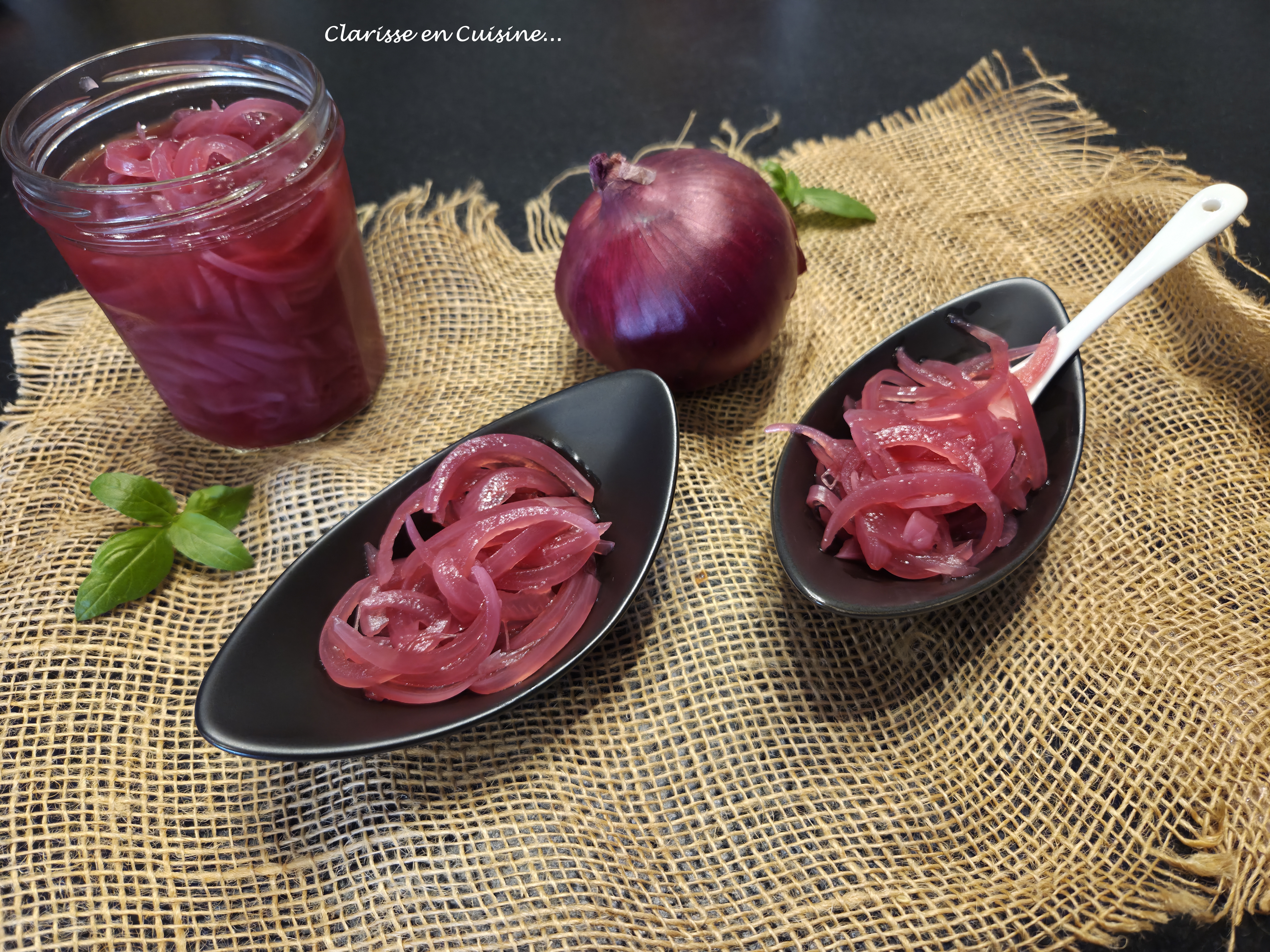 Pickles d’oignon rouge