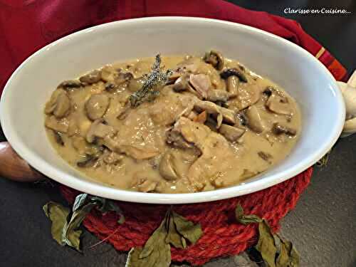 Cuisses de poulet inspiration coq au vin